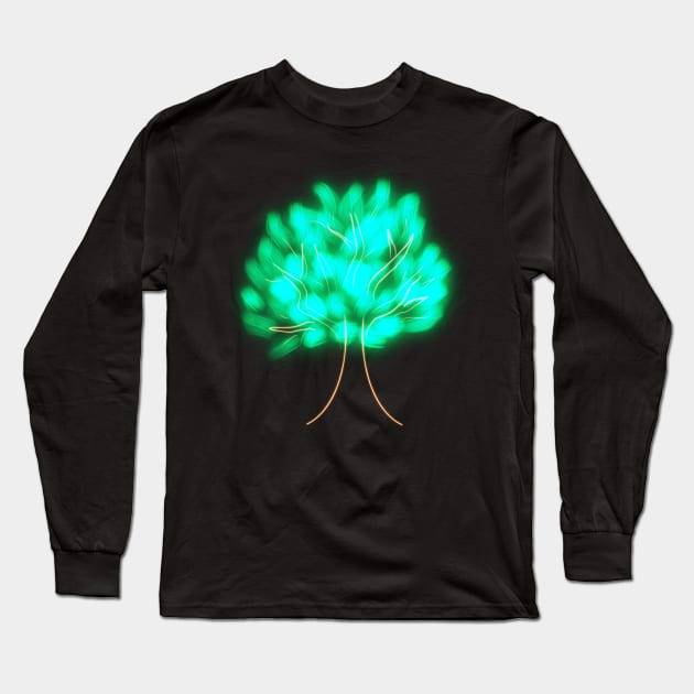 luminous tree Long Sleeve T-Shirt by Keen_On_Colors